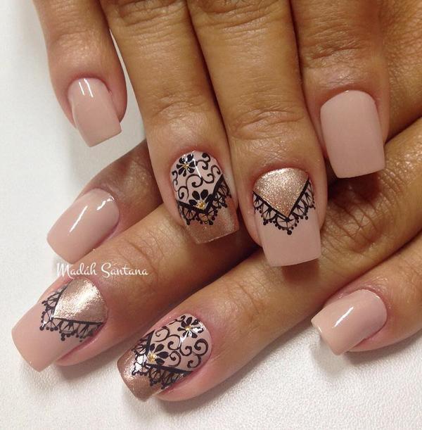 40 Nude Color Nail Art Ideas