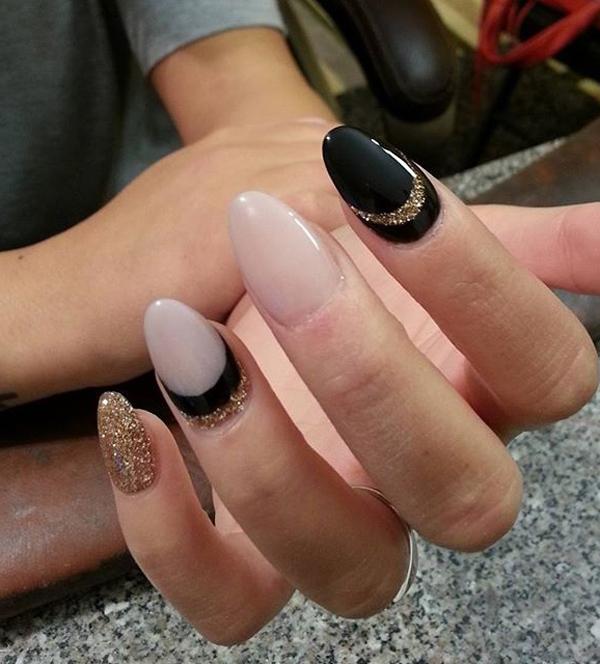40 Gorgeous Crescent Moon Nails