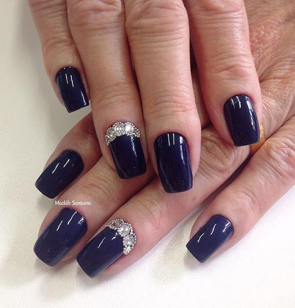 40 Gorgeous Crescent Moon Nails