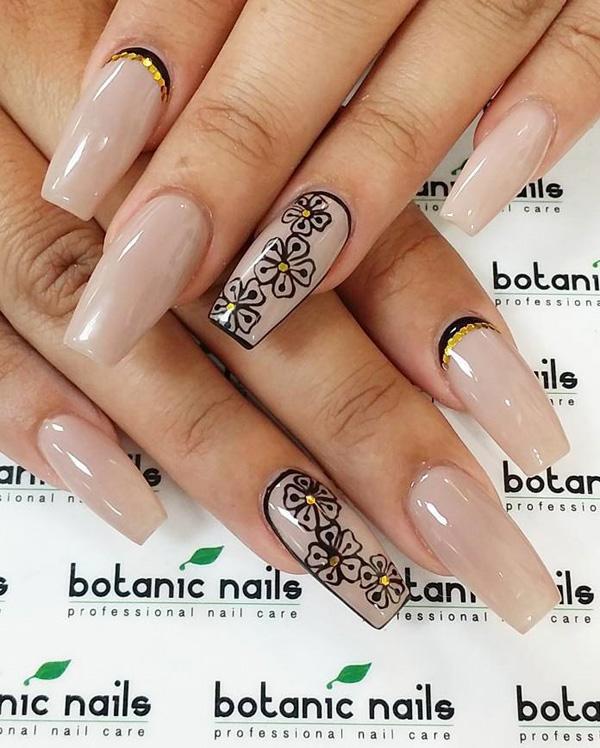 40 Gorgeous Crescent Moon Nails