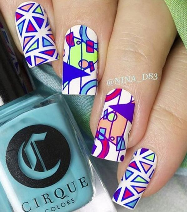 55 Abstract Nail Art Ideas