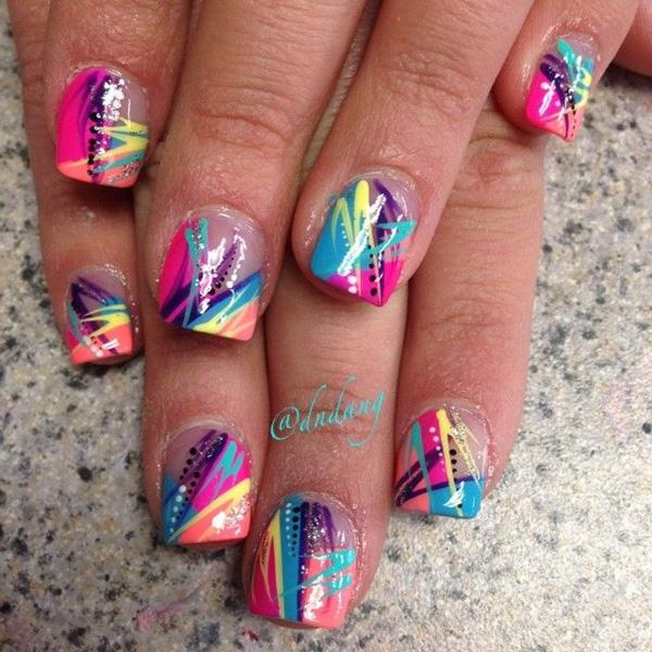 55 Abstract Nail Art Ideas