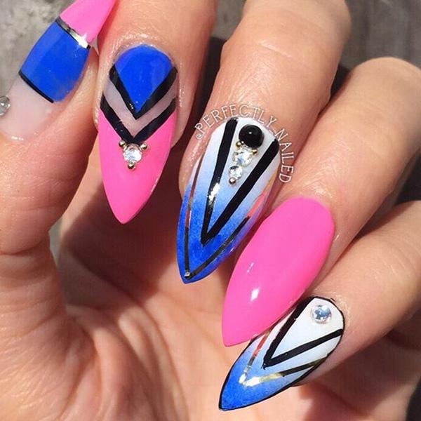 55 Abstract Nail Art Ideas
