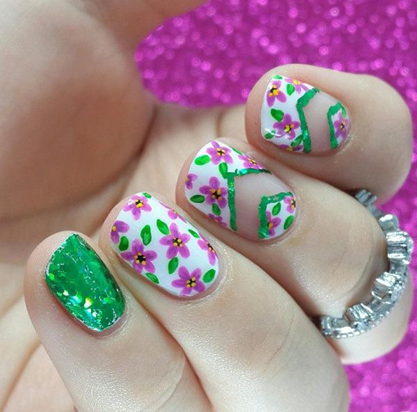 45 Refreshing Green Nail Art Ideas
