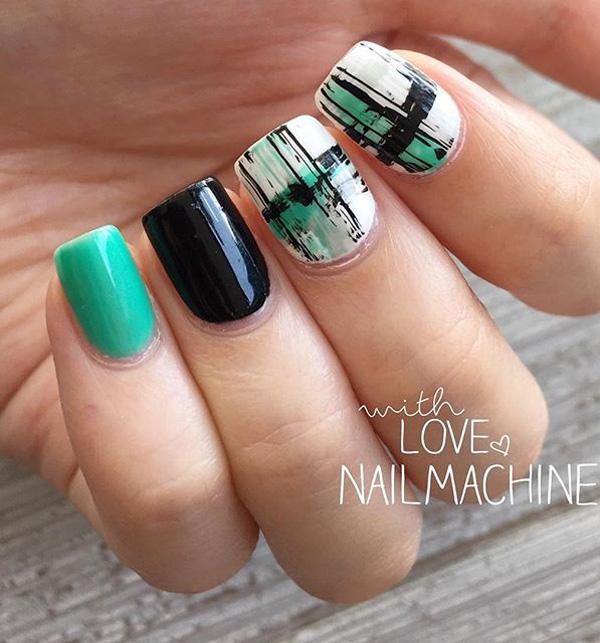 45 Refreshing Green Nail Art Ideas