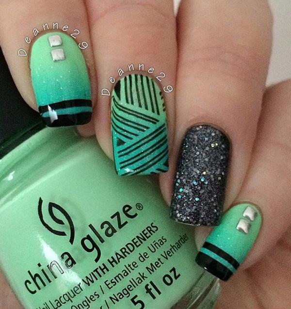45 Refreshing Green Nail Art Ideas