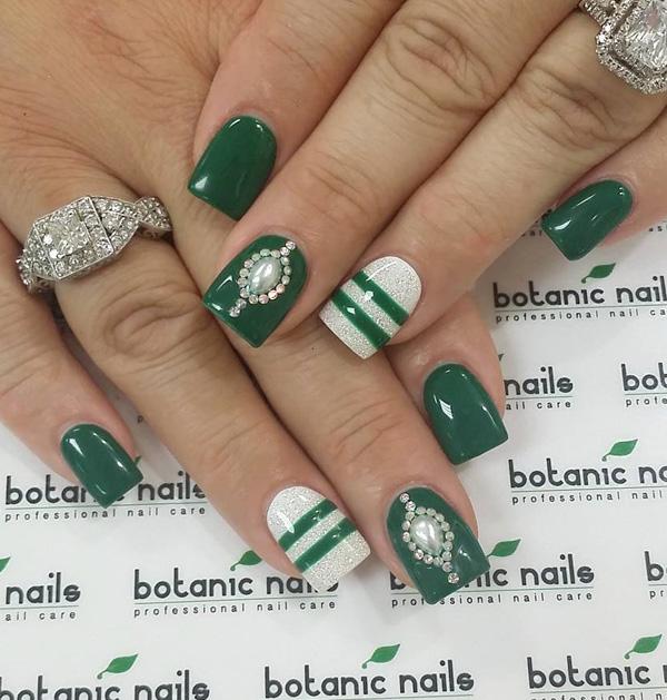 45 Refreshing Green Nail Art Ideas