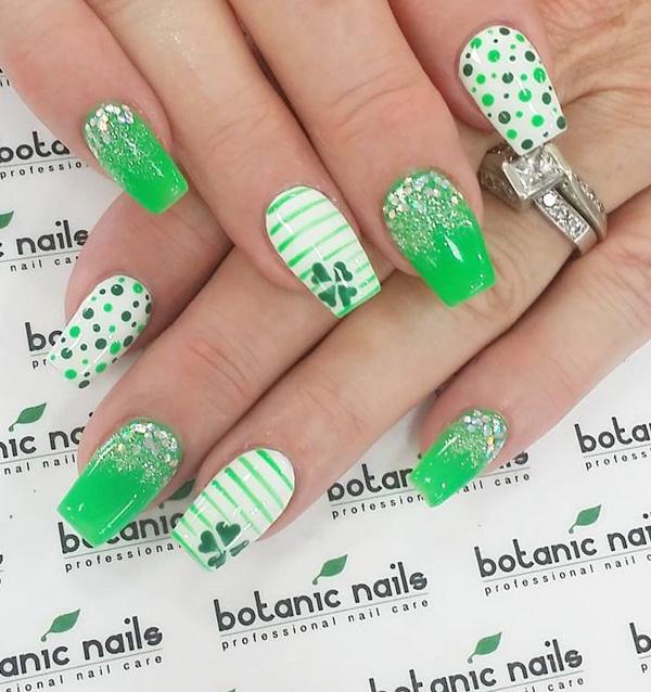 45 Refreshing Green Nail Art Ideas