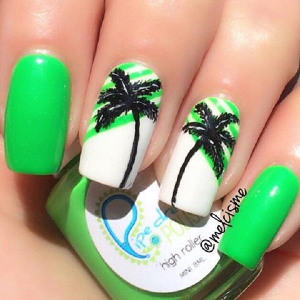 45 Refreshing Green Nail Art Ideas