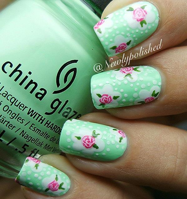 45 Refreshing Green Nail Art Ideas