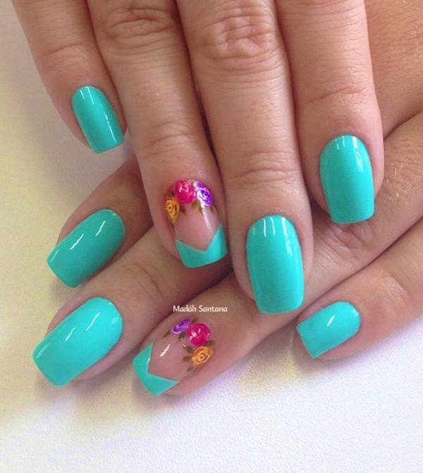 45 Refreshing Green Nail Art Ideas