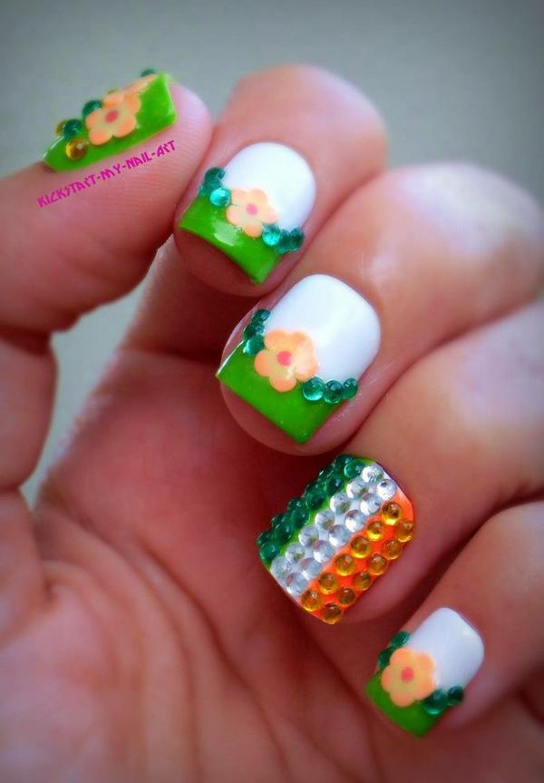 45 Refreshing Green Nail Art Ideas