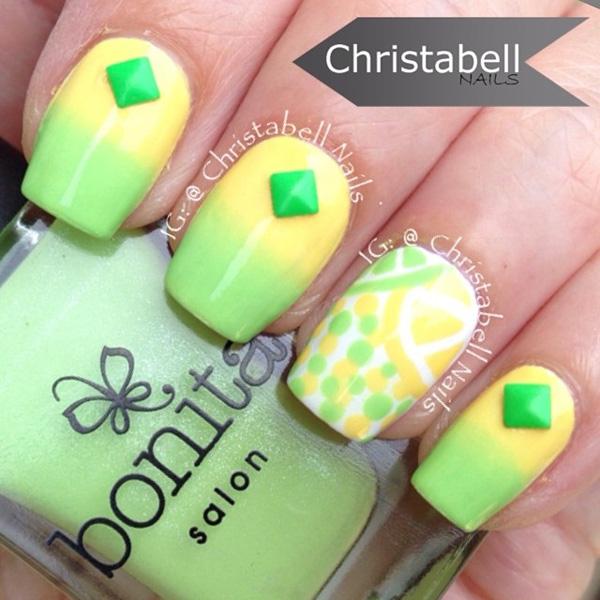45 Refreshing Green Nail Art Ideas