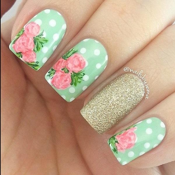45 Refreshing Green Nail Art Ideas