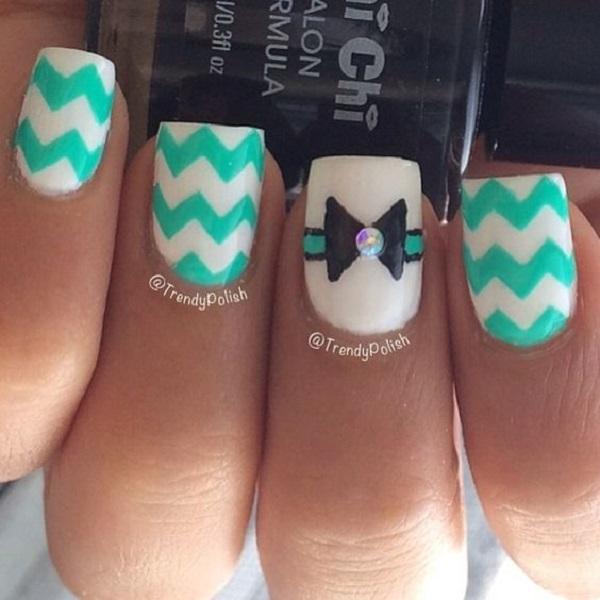 45 Chevron Nail Art Ideas