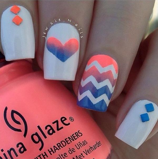45 Chevron Nail Art Ideas