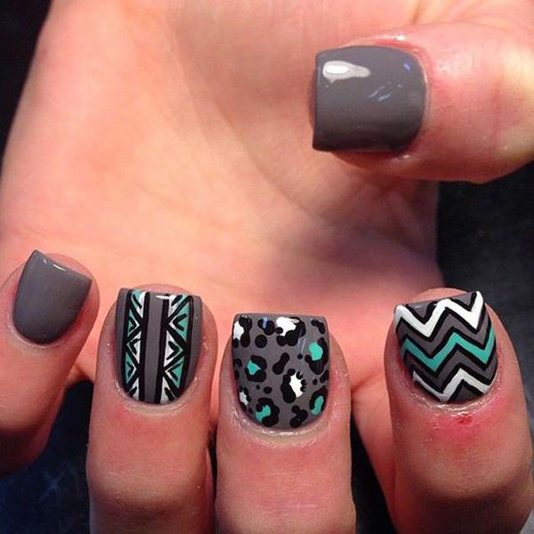45 Chevron Nail Art Ideas