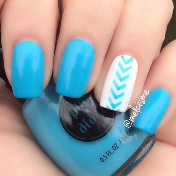 45 Chevron Nail Art Ideas