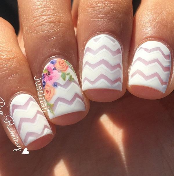 45 Chevron Nail Art Ideas