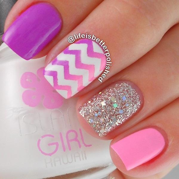 45 Chevron Nail Art Ideas