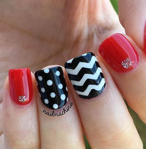 45 Chevron Nail Art Ideas