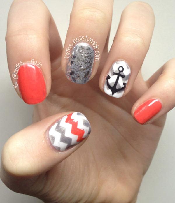 45 Chevron Nail Art Ideas