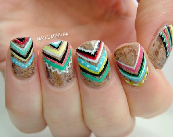 45 Chevron Nail Art Ideas