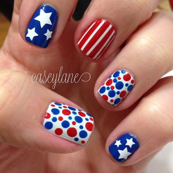 45 Fourth of July Nail Art Ideas