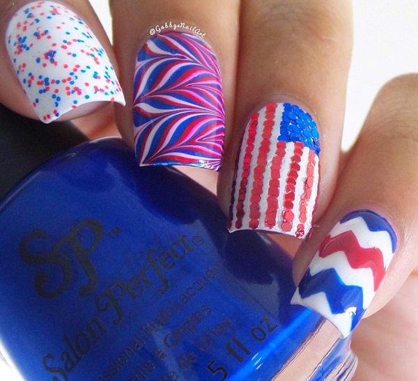 45 Fourth of July Nail Art Ideas