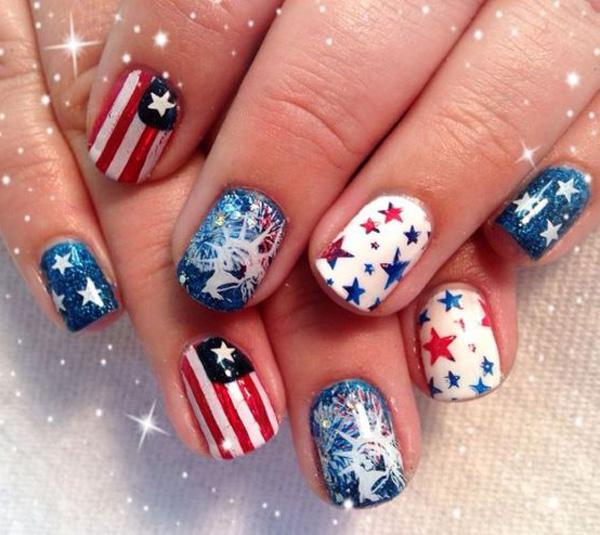 45 Fourth of July Nail Art Ideas