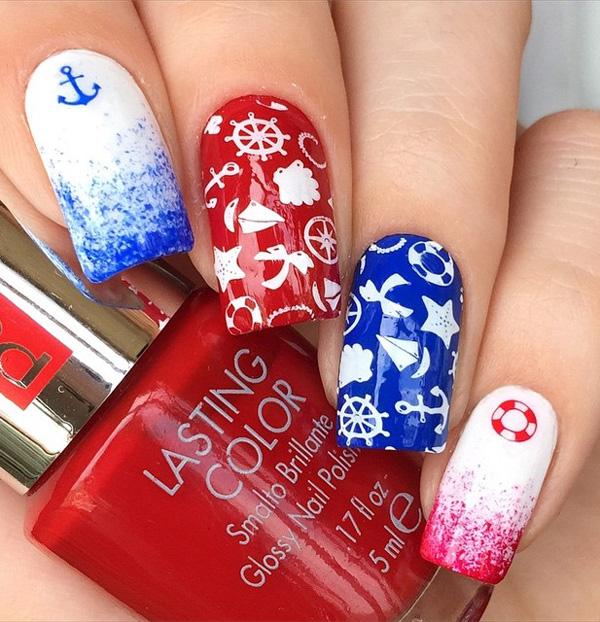 45 Fourth of July Nail Art Ideas