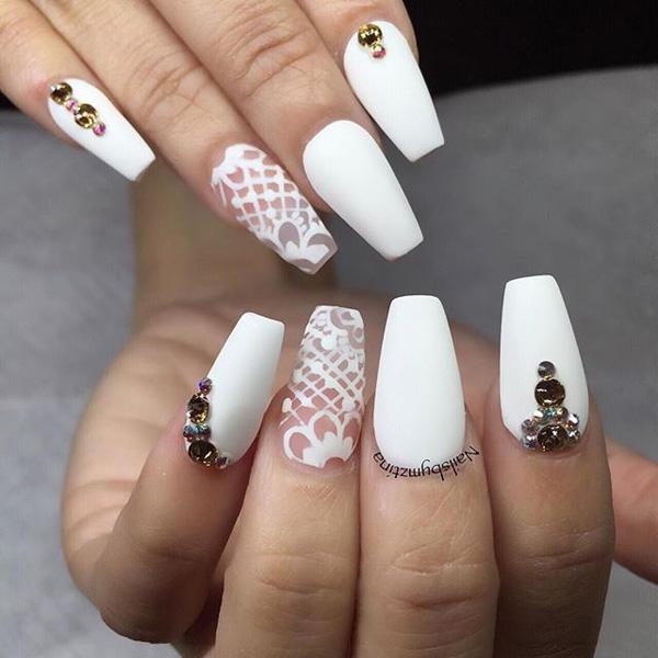 50 White Nail Art Ideas