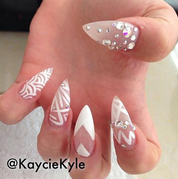 50 White Nail Art Ideas