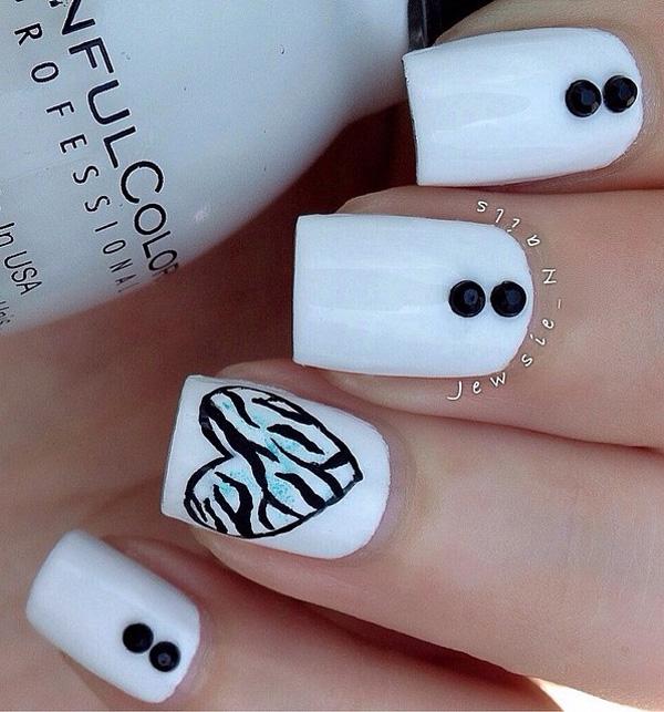 50 White Nail Art Ideas