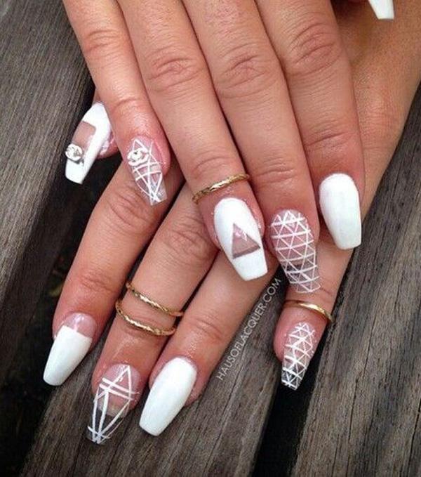 50 White Nail Art Ideas