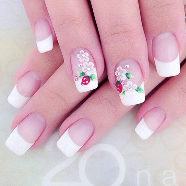 50 White Nail Art Ideas