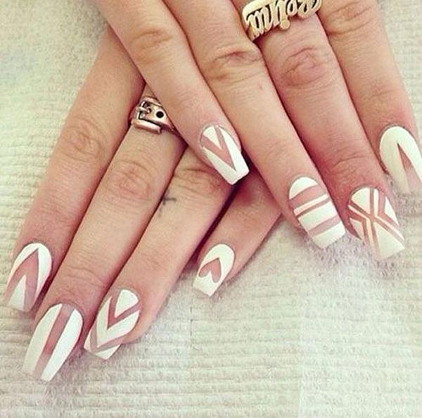 50 White Nail Art Ideas
