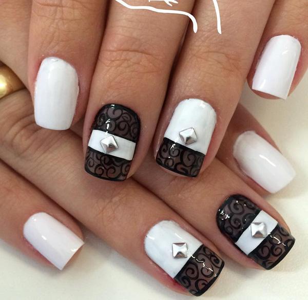 50 White Nail Art Ideas