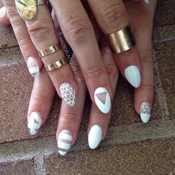 50 White Nail Art Ideas