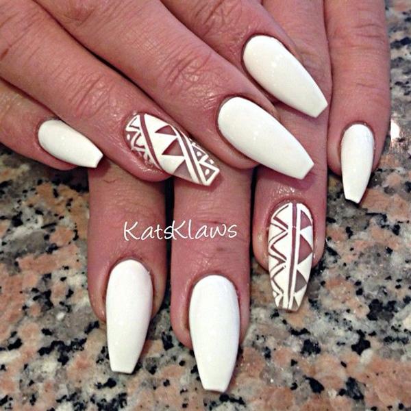 50 White Nail Art Ideas