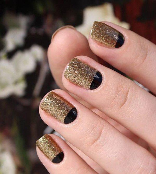 50 Half Moon Nail Art Ideas