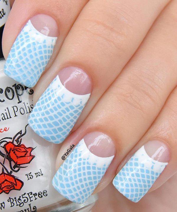 50 Half Moon Nail Art Ideas