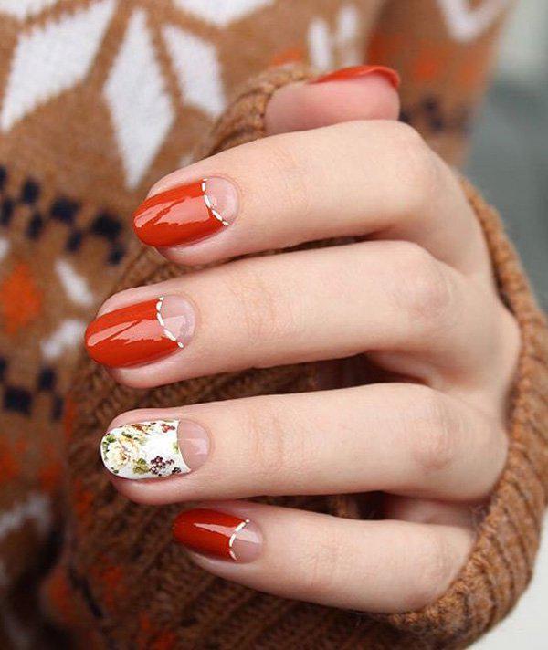 50 Half Moon Nail Art Ideas