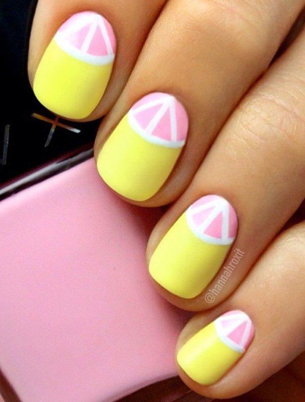50 Half Moon Nail Art Ideas