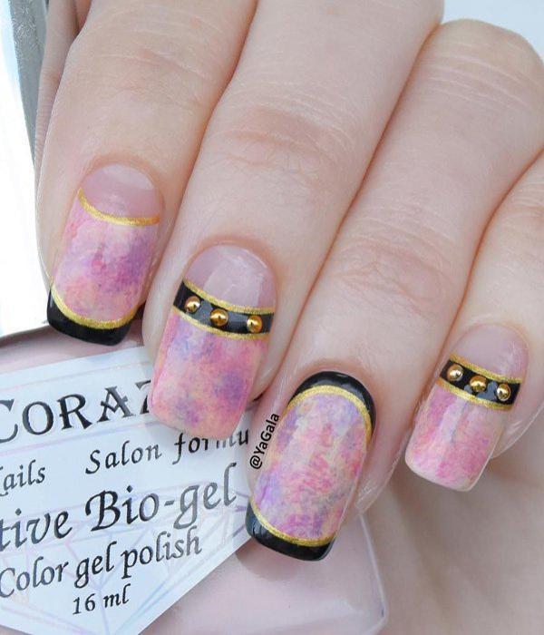 50 Half Moon Nail Art Ideas