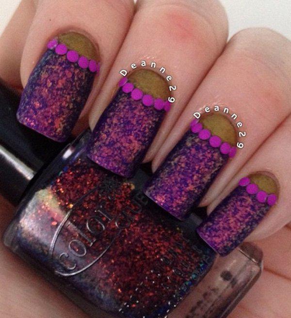 50 Half Moon Nail Art Ideas