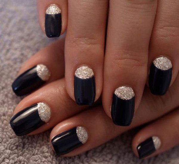 50 Half Moon Nail Art Ideas