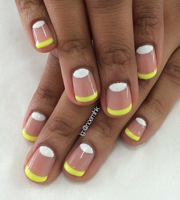 50 Half Moon Nail Art Ideas