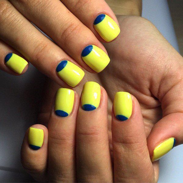50 Half Moon Nail Art Ideas