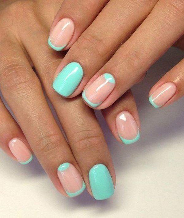 50 Half Moon Nail Art Ideas